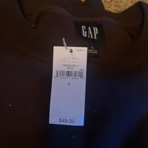 Gap crewneck in chocolate brown size L- NWT - Picture 2 of 3